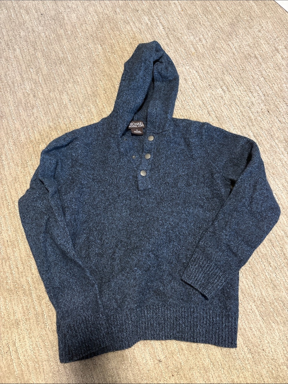 Michael Kors kids Dark Blue Hooded Sweater
